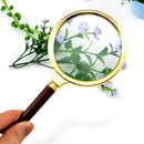New 80mm Handheld 10X Magnifier Magnifying Glass Loupe Reading Jewelryã€NME