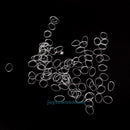 500pcs Mini Hair Tie Bands Women Girls Ponytail Holder Elastic Rubber Clear
