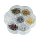 Jewelry Finding Kit Earring Hooks Ear Wire for Jewelry Making Craft Assorted