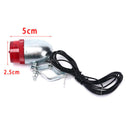 Retro Bicycle Bike Rear LED Indicator Red Light Cable Holder Taillight Lamp OZ