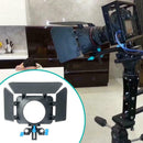 M1 Matte Box Camera Shade for 15mm Rail Rod Follow Focus Rig Cage Camera