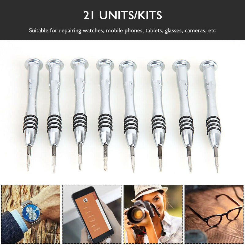 21 in 1 Mobile Phone Repair Kit Screwdriver Spudger Pry Opening Hand Tools