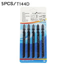 5x T144D 100mm Reciprocating Jig Saw Blade Steel for Wood Board Plastic Cutting