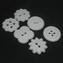 6pcs Button Cutting Dies Stencil Metal Scrapbooking Card Decoration Craft