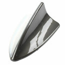 Car Shark Fin Shaped Adhesive Antenna Ornament Dark Gray