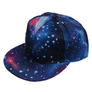 Galaxy Space Baseball Snapback Cap Unisex Women Men Hip Hop Dance Flat Hat