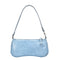 Women Totes Bags Alligator PU Elegant Shopping Shoulder Handbag (Blue)