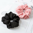 11Pcs Colorful Sheer Chiffon Flowrs Hair Scrunchies Large Intestine Rings Cloth