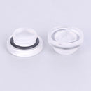 2Pcs G1/4 thread acrylic hose straight stop plug fittings for water cooling FT