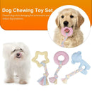 3pcs Natural Rubber Pentagram Circle Monkey Shape Pet Dog Interactive Toys