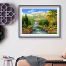 5D DIY Full Drill Diamond Painting Scenery Cross Stitch Mosaic Craft Kits