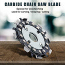 2.5" 8 Tooth AngleGrinder Disc Tooth Chain Saw Carving Wood Tool Best C6G0