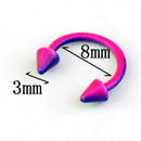 10x Stainless Steel Horseshoe Bar Lip Nose Septum Ear Ring Stud Piercing Wome â„–[