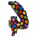 cartoon point number foil balloon for birthday Party Supplies Decoration ki