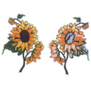 Sunflower Patch Still Life Painting Flower DIY Iron on Applique Sewing Suppl JR