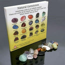 20x Mixed Crystal Stones Polished Natural Gemstones Healing Collection Display