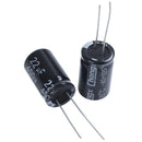 10 Pcs 22uF 400V 105C Radial Electrolytic Capacitors Black 13mm x 21mm F5B2