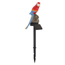Solar Power LED Parrot Lawn Light Waterproof Garden Landscape Lamp (Red) A