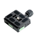 Metal Clamp&50mm Quick Release Plate for Manfrotto Arca Swiss Tripod BallH YKJ