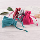2X7*9 Jewelry Packing Velvet Bag Velvet Drawstring Bag Pouches Gift Game Rando3c