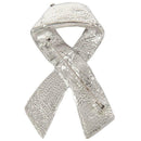 Diamond Rhinestone USA American Flag Ribbon Brooches Pins Patriotic Jewelry