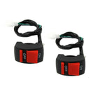2pcs Universal Motorcycle ON/OFF LIGHT SWITCH MOTOCROSS
