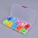 100pcs Mini Knitting Crochet Mix Colors Mini Case Locking Stitch Plastic Mark BX