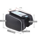 Bicycle bike top frame front pannier saddle tube bag double pouch holder FT