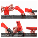 Protective Case for DJI OM 4 Silicone Handle Protector Dust Cover (Red) A