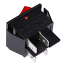 1pc Wippenschalter 4-polig rote beleuchtete Wippe 250V/16A  BX