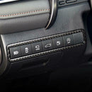 Carbon Fiber Driver Multifunction Button Frame Cover Trim for Camry 18 19