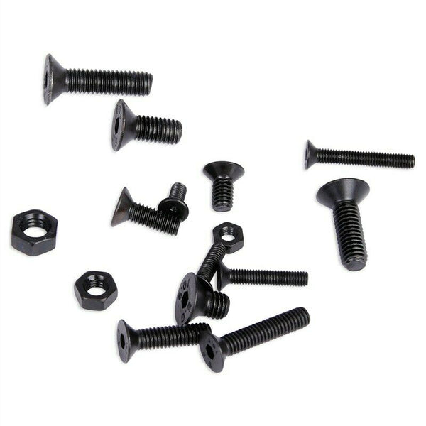 460Pcs M3 M4 M5 Alloy Steel Countersunk Flat Head Hex Socket Cap Screws Nut G8X7