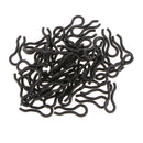 50pcs Fishing Snaps Connector Fast Link Mould Lead Loop Inserts Sinker Eyes