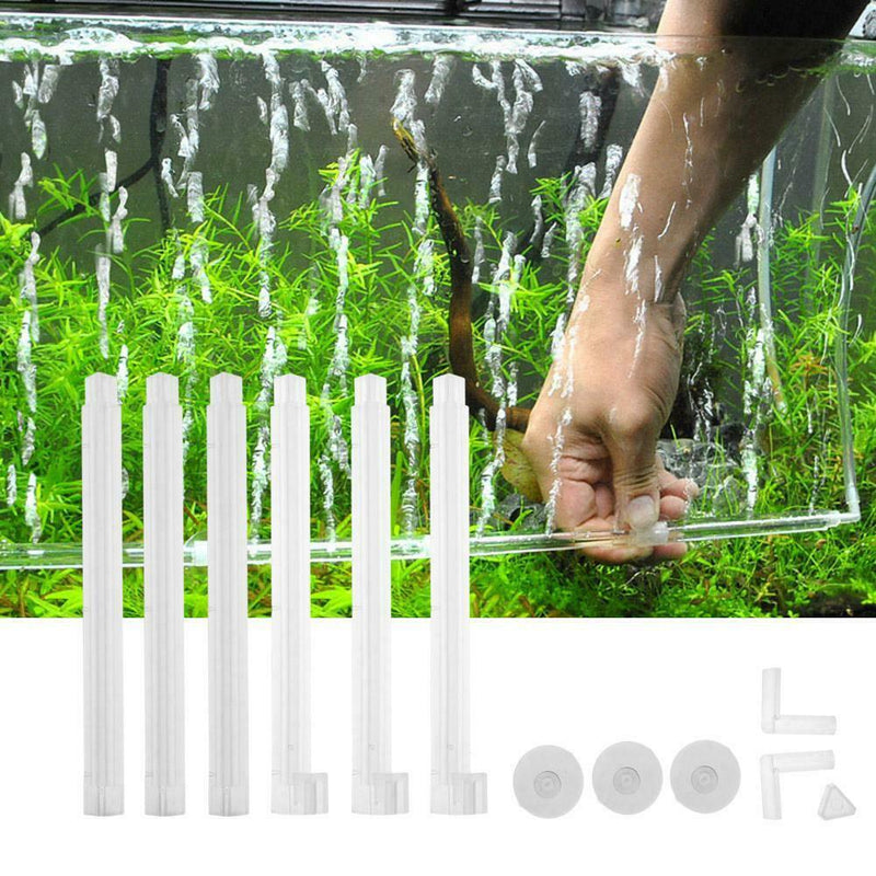 6pcs Air Stone Bubble Bars Aquariums Fish Tanks Hydroponic Oxygen Tube Hose