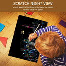 DIY Canada Night View Art Doodle Scratch Painting Educational Drawing Toys