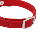 Adjustable Pet Kitten Cat Puppy Safety Collar Bell Buckle Neck Strap Red