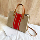 Canvas Women Shoulder Crossbody Bag Shopping Large Capacity Handbag (2)