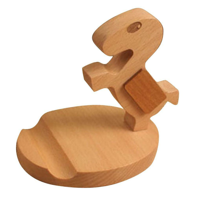 Wood Universal Cell Phone Desktop Stand Holder For Phone Tablet- Cute Horse