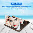 12 inch Wooden Mobile Phone Screen Stereoscopic Amplifier Enlarger Phone Stand