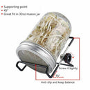 4PCS Mason Jar Seed Sprouting Lid Stands metal Sprouting Jar Stand Phone iP