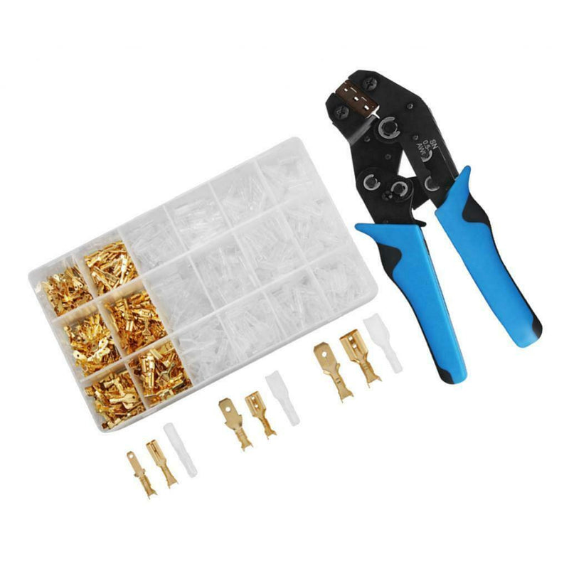 600x 2.8 4.8 6.3 Mm Terminal Kit Wire Crimp Connector Male Female Spade