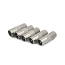 5Pcs F Type Female To TV Aerial RF Coaxial Male Connector Adapter Plug MO