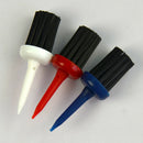 54mm 10pcs /Lot 2 1/8â€ Training Bristle Tee Golf Brush Tees Plastic Bristles New
