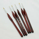 6X Extra Fine Detail Paint Brushes for Art Painting Nail Acrylic Make-up US
