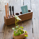 Wooden Black Walnut Card Holder Cell Phone Business Card Storage Box Deskto