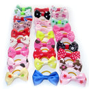 100pcs Handmade Designer Pet Dog Accessories Grooming Hair Bows For Puppy Kit