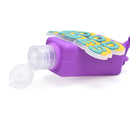 Cute Star Mermaid Silicone Case liquid Lotion Shower Holder With Empty Bot Pg