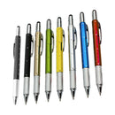 Multi-functional Level Ballpoint Pen Handy Tech Screwdriver Random (Black) A