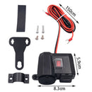 Waterproof Dual USB Motorcycle Cigarette Lighter Socket Outlet Scooter ATV