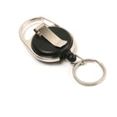 Portable Fly Fishing Tool Carabiner Clip Zinger Retractor Steel Wire 60cm